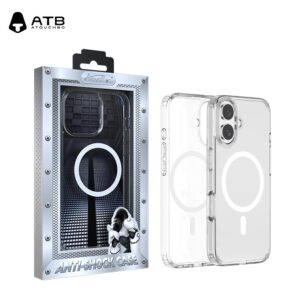 ATB Shockproof Phone Case High Quality Clear Wireless Charging Magnetic Suction Cell Phone Case